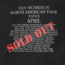 Load image into Gallery viewer, Vintage Van Morrison Sold Out North American 1993 Tour T Shirt 90s Black XL