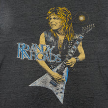 Load image into Gallery viewer, Vintage Randy Rhoads 1982 Memorial T Shirt 80s Ozzy Osbourne Black