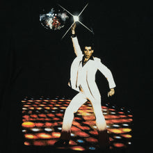 Load image into Gallery viewer, Vintage John Travolta Saturday Night Fever Promo T Shirt 80s Black L