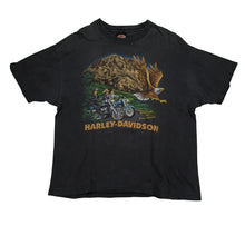 Load image into Gallery viewer, Vintage HARLEY DAVIDSON Friends in Freedom T Shirt 90s Black XL