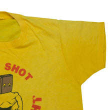 Load image into Gallery viewer, Vintage Who Shot Bobby Knight T Shirt 80s Yellow