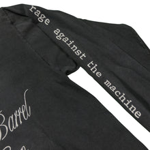 Load image into Gallery viewer, Vintage GIANT Rage Against The Machine Power Stems From The Barrel Of A Gun Long Sleeve T Shirt 90s Black XL