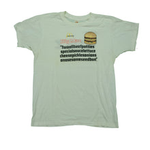 Load image into Gallery viewer, Vintage McDonalds Big Mac Promo T Shirt 70s 80s White L
