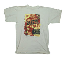 Load image into Gallery viewer, Vintage BLUE GRAPE Reefer Madness 1996 T Shirt 90s White XL