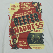 Load image into Gallery viewer, Vintage BLUE GRAPE Reefer Madness 1996 T Shirt 90s White XL