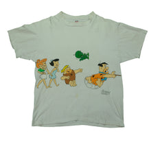 Load image into Gallery viewer, Vintage ANVIL The Flintstones Wraparound 1994 Graphic T Shirt 90s White XL