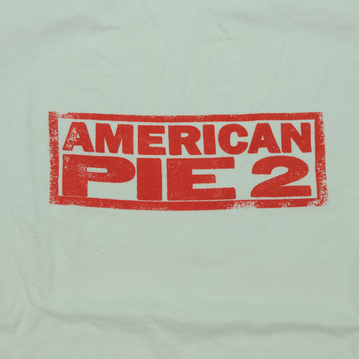 Vintage ANVIL American Pie 2 2001 Film Promo T Shirt 2000s White 