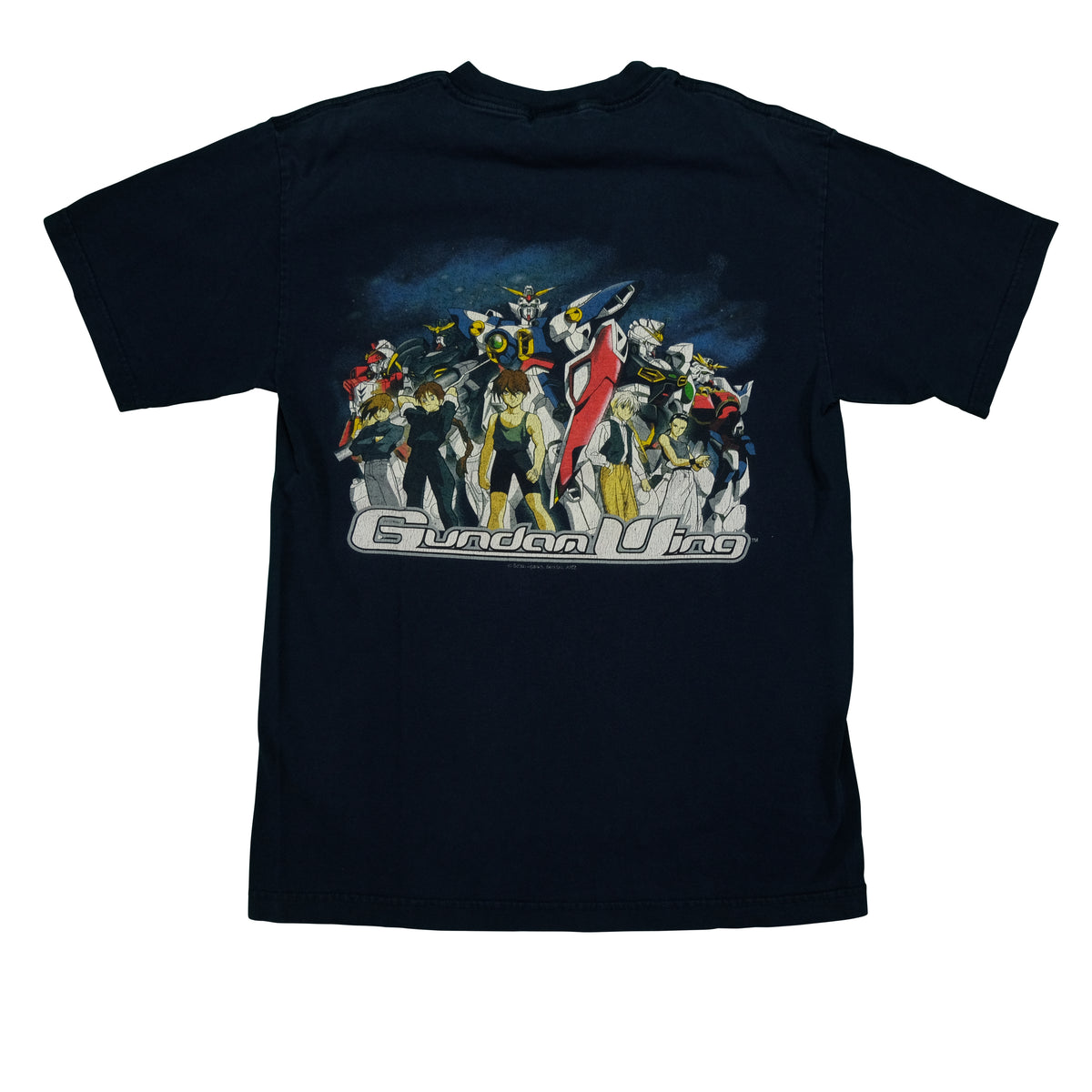 Vintage Mobile Suit Gundam Wing T Shirt 2000s Navy Blue M – Reset 