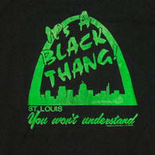 Load image into Gallery viewer, Vintage SCREEN STARS Nelson Mandela Free At Last It's A Black Thang T Shirt 90s Black XL