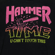 Load image into Gallery viewer, Vintage MC Hammer Time U Can&#39;t Touch This T Shirt 80s 90s Black M
