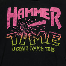 Load image into Gallery viewer, Vintage MC Hammer Time U Can't Touch This T Shirt 80s 90s Black M