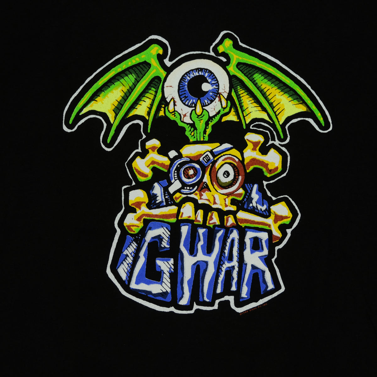 Vintage This Is You On Gwar Comic Strip Tour T Shirt 90s Black XL