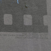 Load image into Gallery viewer, Vintage Kurt Cobain The End of Music 1999 T Shirt 90s Nirvana Gray