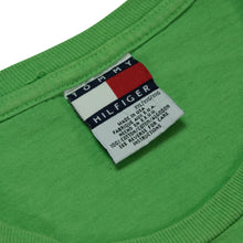 Load image into Gallery viewer, Vintage TOMMY HILFIGER Total Dive System Spell Out T Shirt 90s Green 2XL
