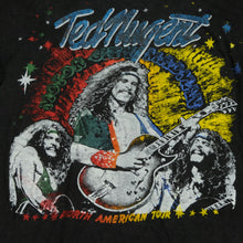 Load image into Gallery viewer, Vintage Ted Nugent Motor City Madman Weekend Warrior North American Tour T Shirt 80s Black
