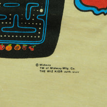 Load image into Gallery viewer, Vintage SCREEN STARS Pac-Man Arcade Video Game Promo T Shirt 80s Beige L