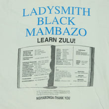 Load image into Gallery viewer, Vintage Ladysmith Black Mambazo T Shirt 90s White XL