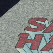 Load image into Gallery viewer, Vintage Sammy Hagar Burning Across the States With The Red Rocker Tour Raglan T Shirt 80s Gray Black