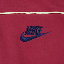 Load image into Gallery viewer, Vintage NIKE Spell Out Swoosh Striped Full Zip Track Jacket 80s Red XL