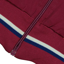 Load image into Gallery viewer, Vintage NIKE Spell Out Swoosh Striped Full Zip Track Jacket 80s Red XL