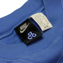 Load image into Gallery viewer, Vintage NIKE ACG Spell Out Swoosh Pullover Sweatshirt 90s Blue M