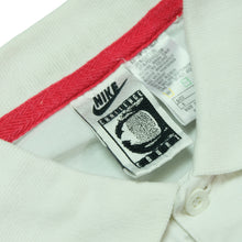 Load image into Gallery viewer, Vintage NIKE Challenge Court Tennis Spell Out Swoosh Color Block All Over Print Polo Shirt 90s White S
