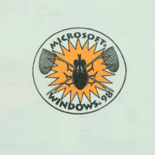 Load image into Gallery viewer, Vintage ONEITA Microsoft Windows 98 Top Bug Catcher T Shirt 90s White L