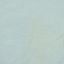 Load image into Gallery viewer, Vintage NIKE Softball Cleat Shoe Over The Shoulder Spell Out Swoosh T Shirt 80s Blue L