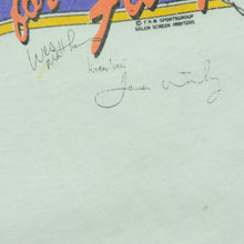 Load image into Gallery viewer, Vintage Los Angeles Lakers 1987 NBA Champions The Drive For Five Caricature Cartoon T Shirt 80s Showtime White