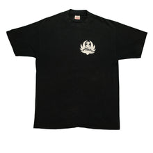 Load image into Gallery viewer, Vintage BELTON Hank Williams Jr Flags Tour T Shirt 80s 90s Black L