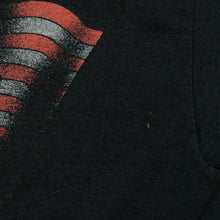 Load image into Gallery viewer, Vintage BELTON Hank Williams Jr Flags Tour T Shirt 80s 90s Black L