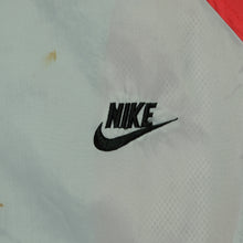 Load image into Gallery viewer, Vintage NIKE Spell Out Swoosh Color Block Full Zip Windbreaker Jacket 80s 90s Gray Red Black L