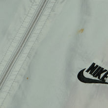 Load image into Gallery viewer, Vintage NIKE Spell Out Swoosh Color Block Full Zip Windbreaker Jacket 80s 90s Gray Red Black L