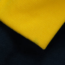 Load image into Gallery viewer, Vintage POLO RALPH LAUREN Limited Edition Snow Beach Spell Out Collared Sweatshirt 2010s Stadium Navy Yellow W/ Tags M