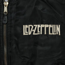 Load image into Gallery viewer, Vintage Led Zeppelin Wizard Zoso Tour Bomber Jacket 80s 90s Black