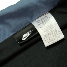 Load image into Gallery viewer, Vintage AIR BY NIKE Spell Out Swoosh Striped Color Block Windbreaker Jacket 90s Blue Black Red M