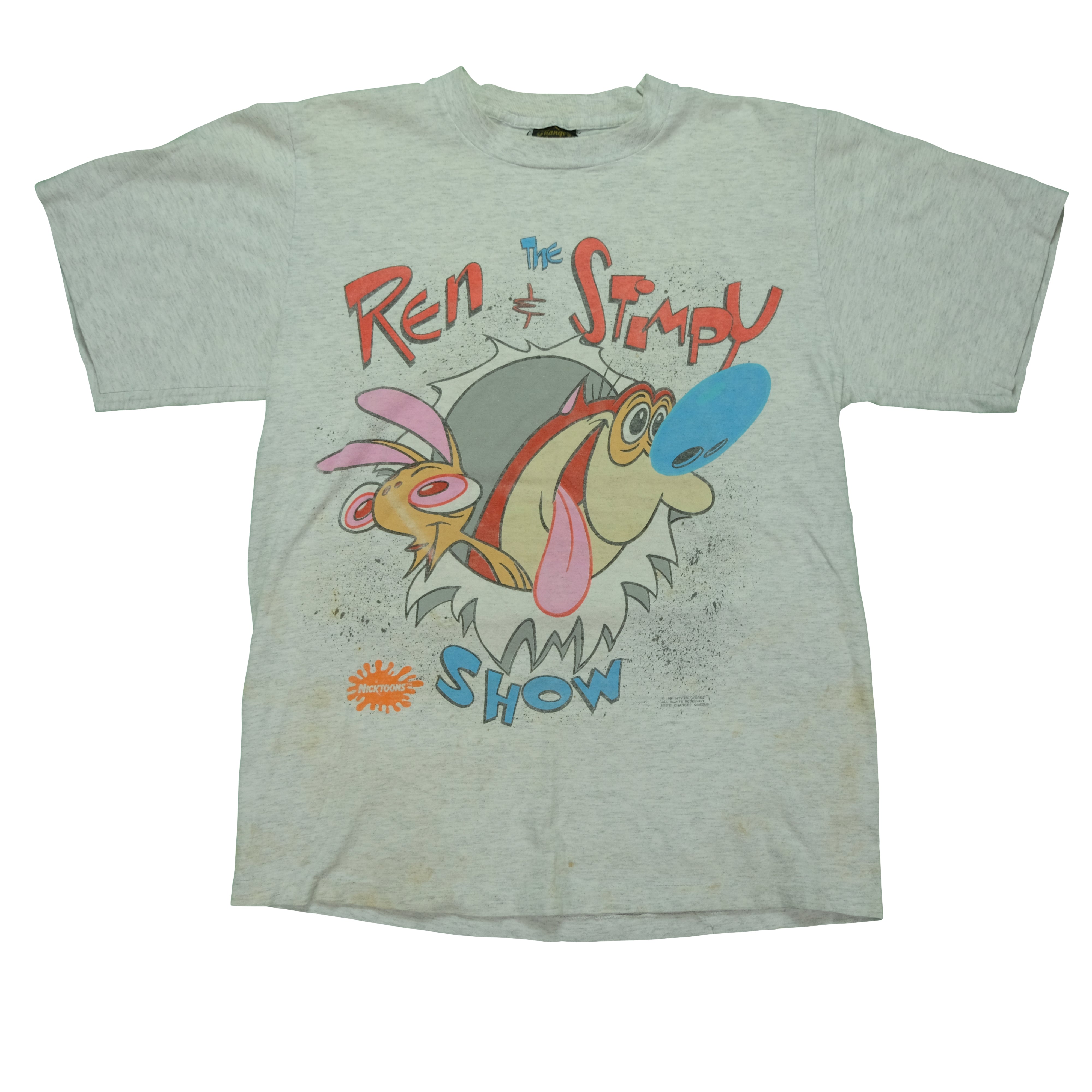 Vintage 1991 The Ren & Stimpy Show Tee on Changes | Reset Vintage Shirts |  BUY • SELL • TRADE | St. Louis & Kansas City – Reset Web Store