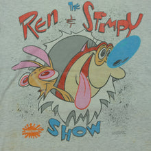 Load image into Gallery viewer, Vintage CHANGES The Ren & Stimpy Show 1991 TV Promo T Shirt L