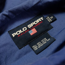 Load image into Gallery viewer, Vintage POLO SPORT Spell Out USA Flag Drawstring Neck Pullover Hooded Jacket NWT M
