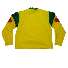 Load image into Gallery viewer, Vintage POLO RALPH LAUREN Color Block Striped 1/4 Zip Kangaroo Pouch Jacket M
