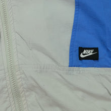 Load image into Gallery viewer, Vintage NIKE Spell Out Swoosh Box Logo Color Block Jacket L
