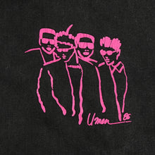 Load image into Gallery viewer, Vintage U-MEN Spell Out Neon Graphic 1986 Full Zip Black Bomber Jacket 80s Black