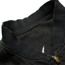 Load image into Gallery viewer, Vintage U-MEN Spell Out Neon Graphic 1986 Full Zip Black Bomber Jacket 80s Black