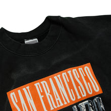 Load image into Gallery viewer, Vintage NIKE San Francisco Giants Just Do It Spell Out Swoosh Pullover Sweatshirt 80s 90s Black M