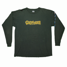 Load image into Gallery viewer, Vintage MURINA Goldfinger 1996 Tour Long Sleeve T Shirt 90s Green XL