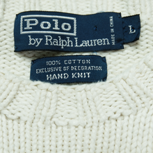 Load image into Gallery viewer, Polo Ralph Lauren Sitting USA Flag Bear Sweater - Reset Web Store