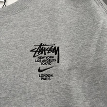 Load image into Gallery viewer, NEW Nike x Stussy NRG ZR Crew Fleece Dark Grey Heather Sz 2XL
