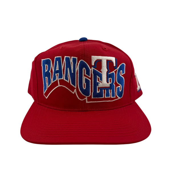 Vintage G CAP Texas Rangers Red 90s Snapback Hat