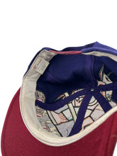 Load image into Gallery viewer, Vintage THE GAME Phoenix Coyotes Big Kachina Logo Snapback Hat 90s Purple Burgundy
