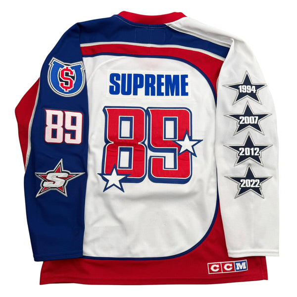 Supreme CCM All Stars Hockey Jersey White Sz Medium